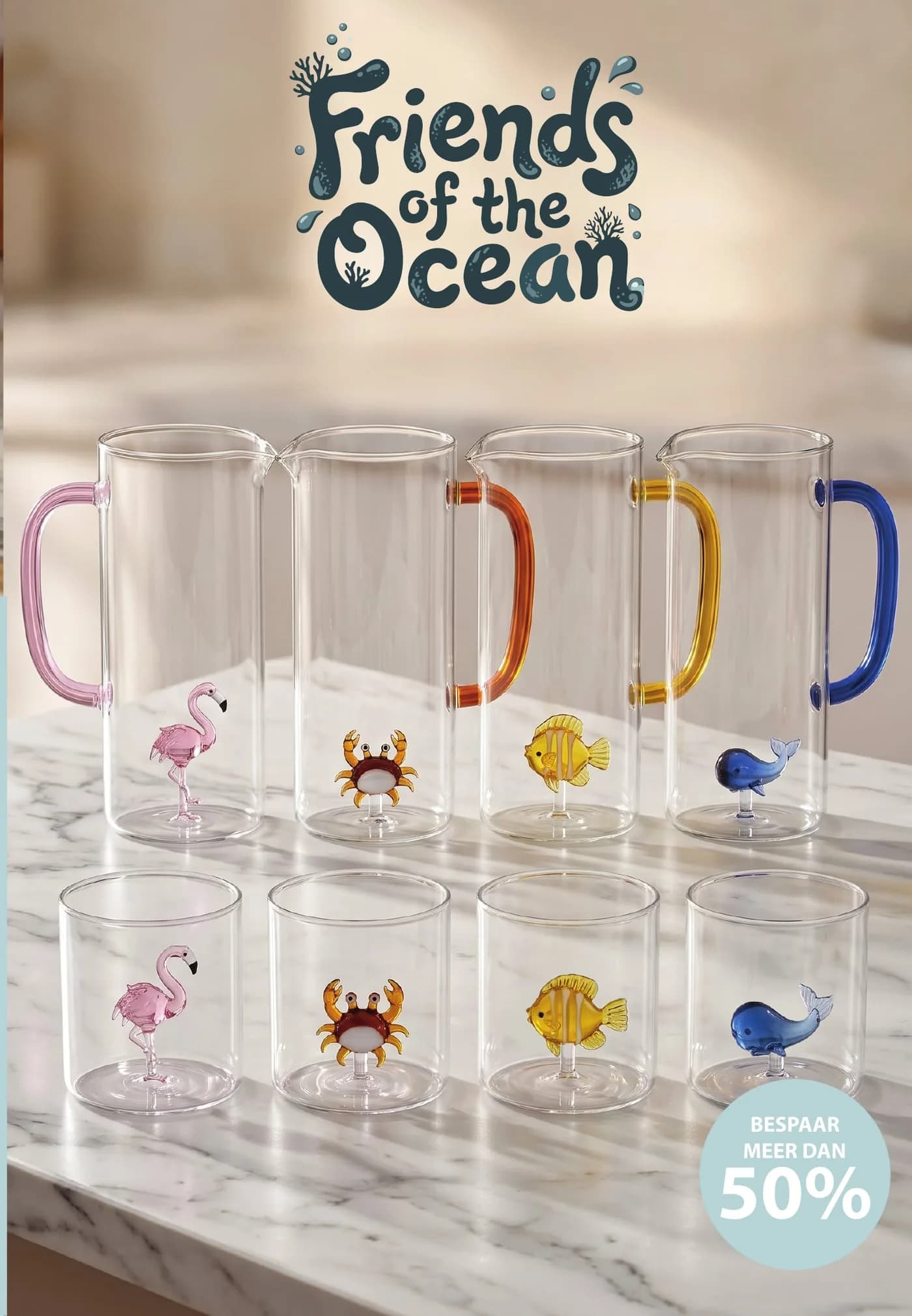 Voorkant van de spaarkaart “Friends of the Ocean”