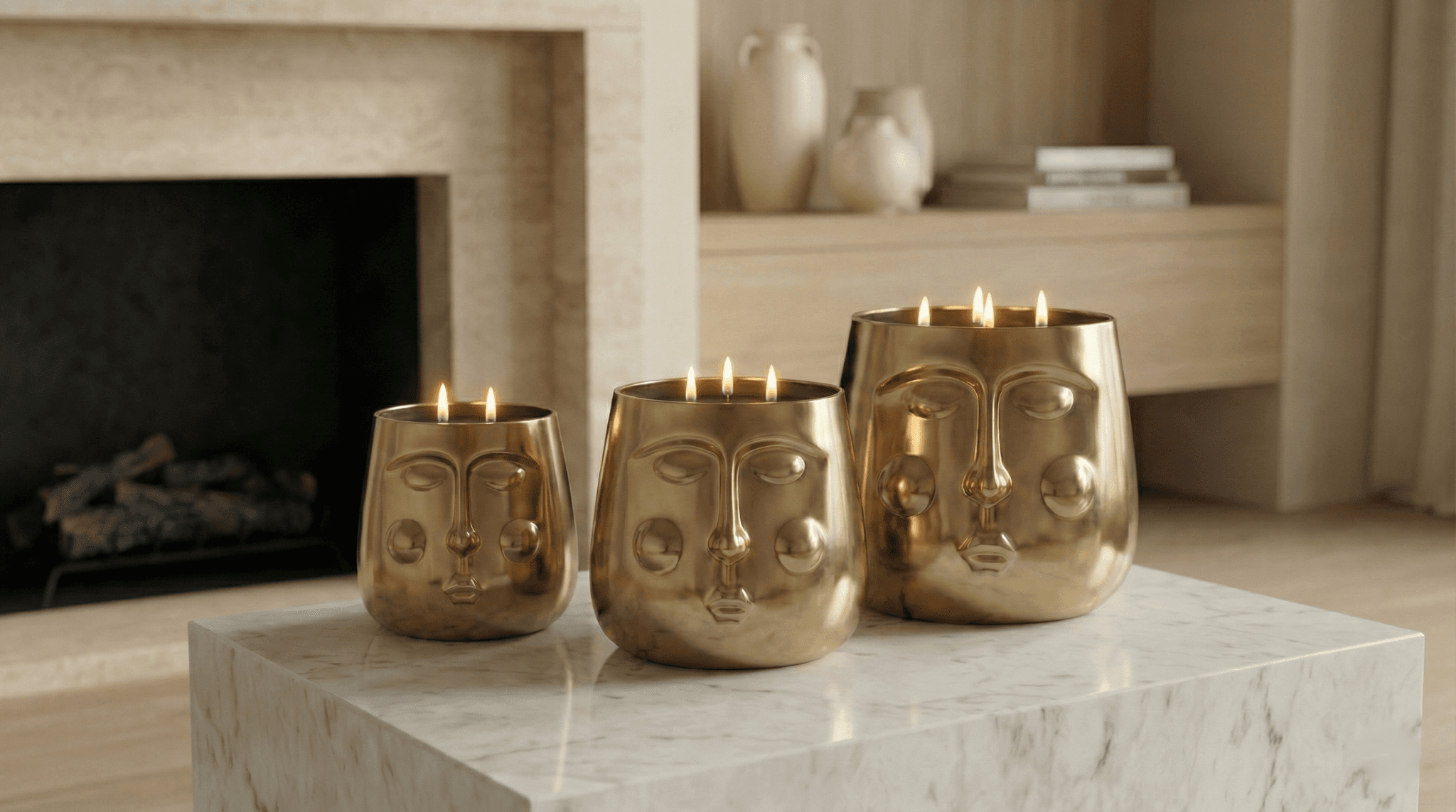 Gouden geurkaarsen als premium beloning